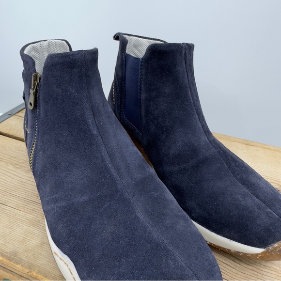 Josef Seibel Boots Women's 40 size 9 Ankle Boots Blue Suede Leather - Picture 8 of 16